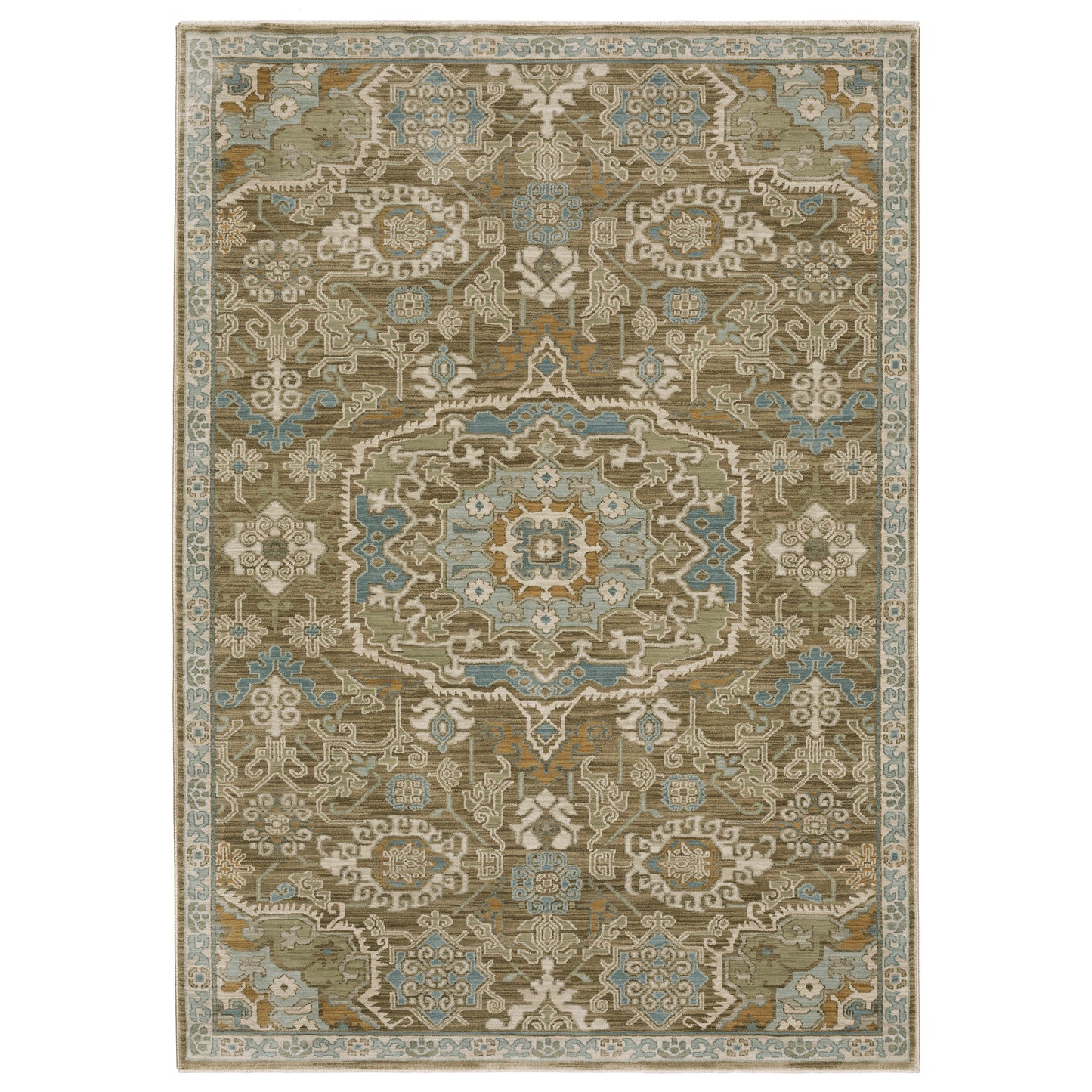 MAEVE MAE13 Brown Rug - ORIENTAL WEAVERS
