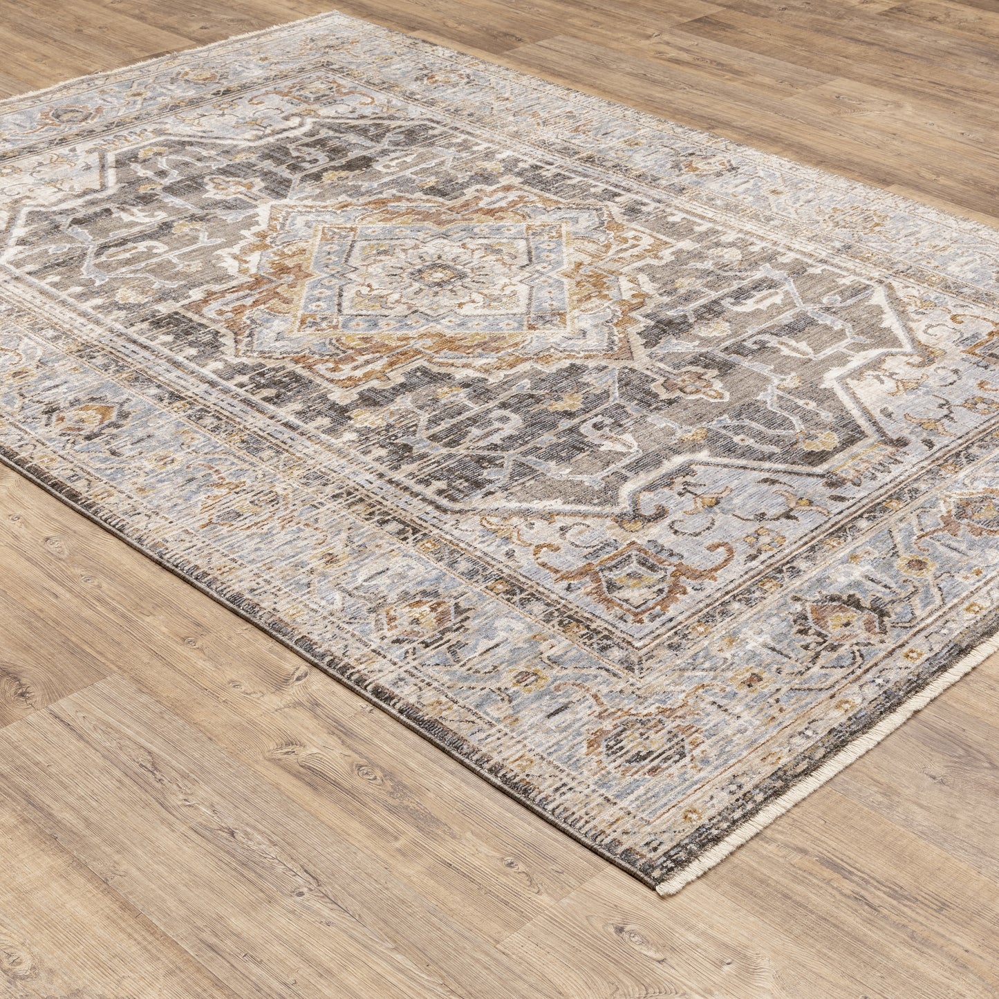 MAHARAJA 1803X Charcoal Rug - ORIENTAL WEAVERS