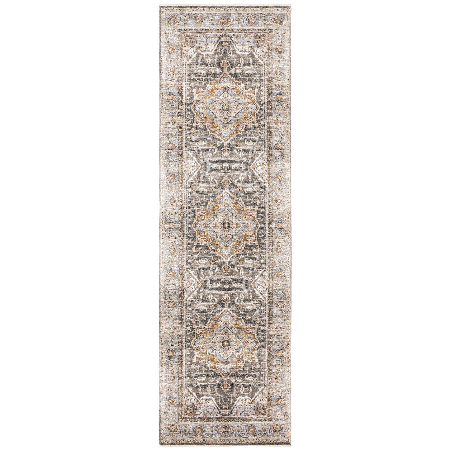 MAHARAJA 1803X Charcoal Rug - ORIENTAL WEAVERS