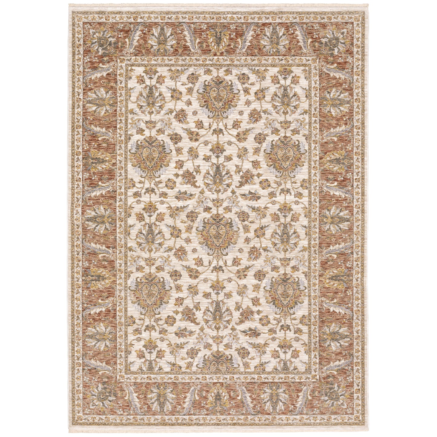 MAHARAJA 5091Q Ivory Rug - ORIENTAL WEAVERS