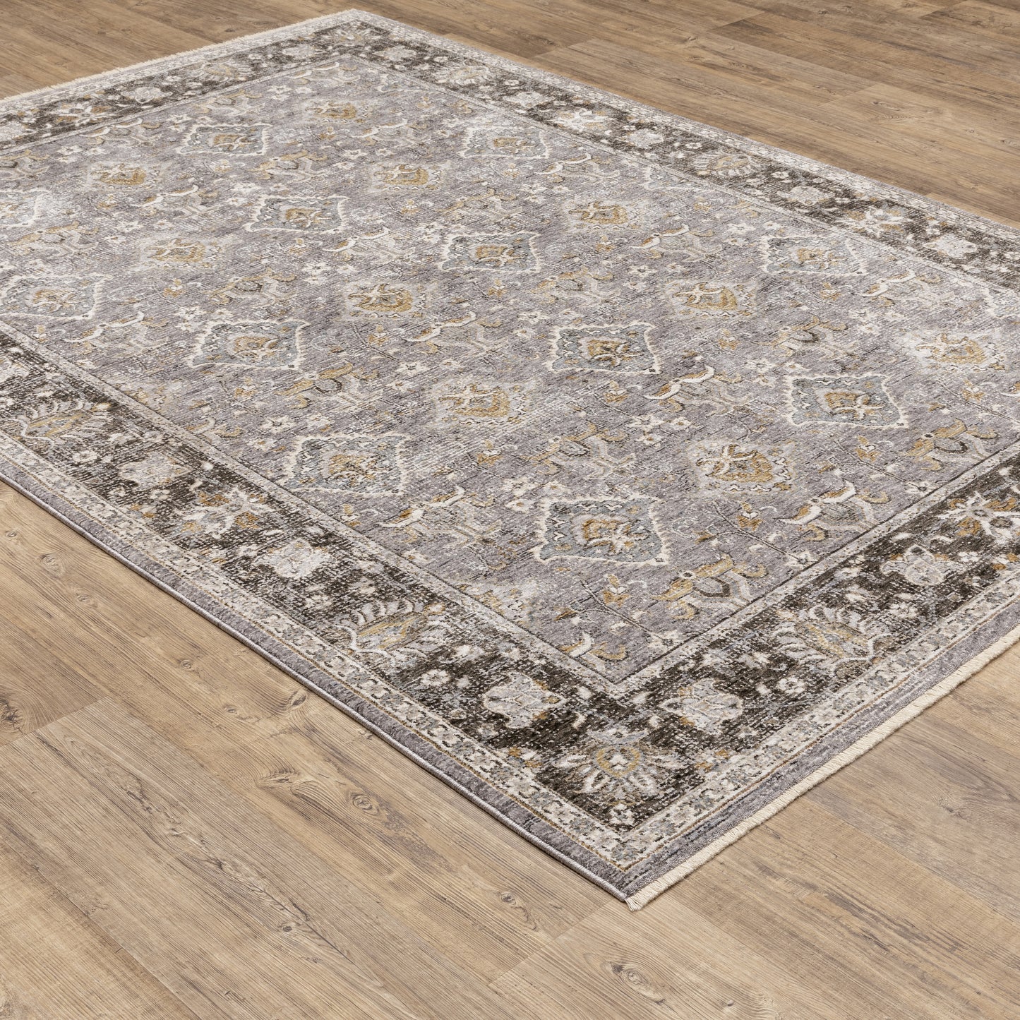 MAHARAJA 091E1 Grey Rug - ORIENTAL WEAVERS