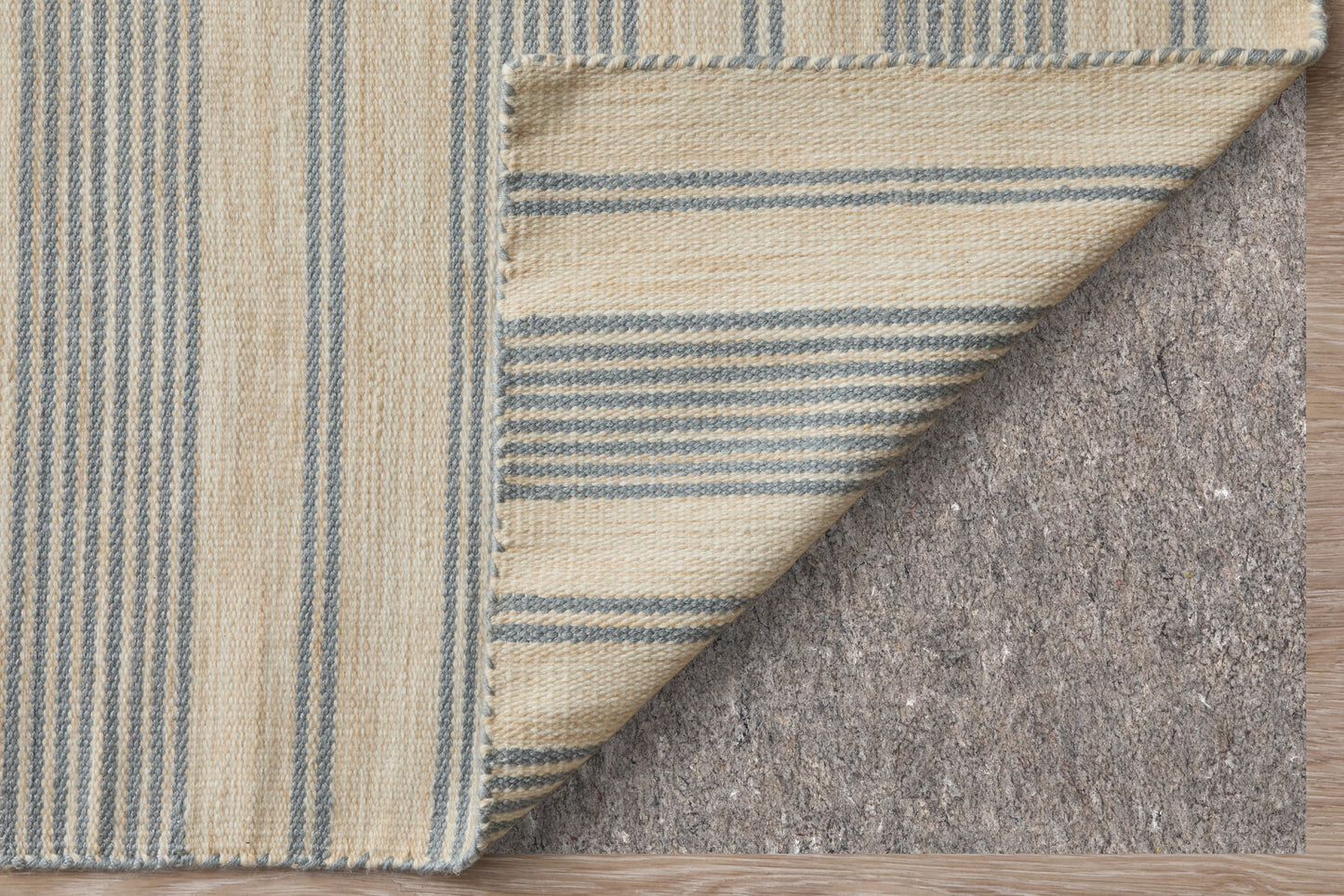 Duprine Transitional/Casual/Nautical & Coastal Stripes/Geometric Blue/Ivory/Tan - Feizy Rug