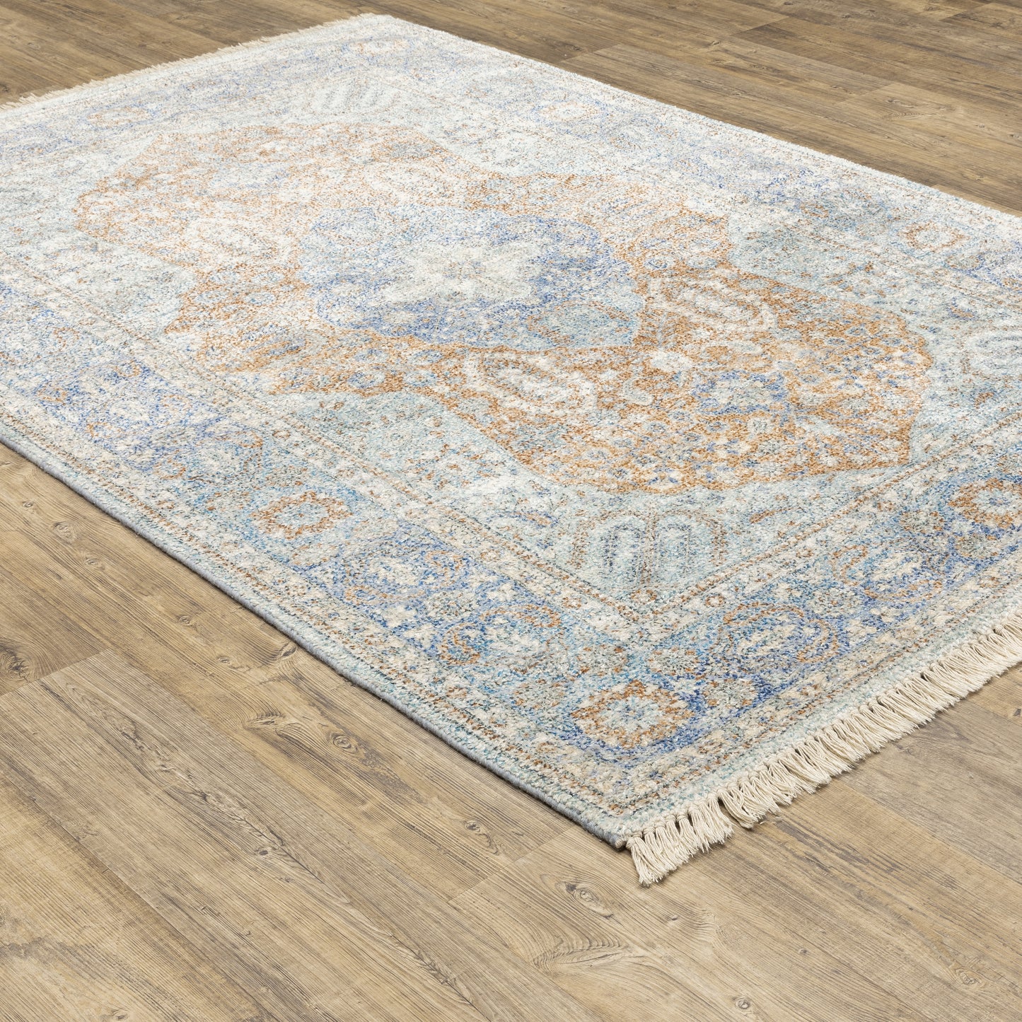 MALABAR 45301 Blue Rug - ORIENTAL WEAVERS
