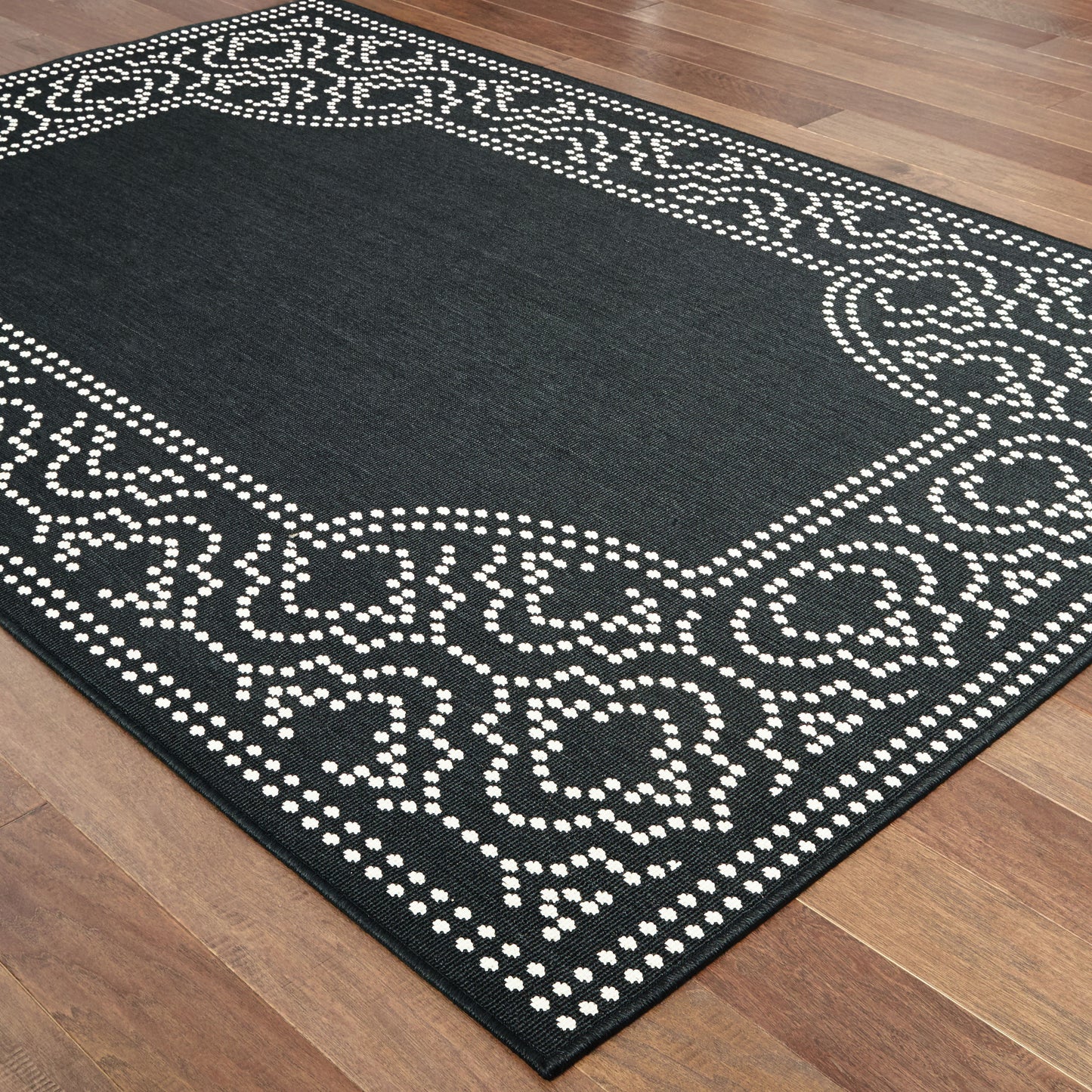 MARINA 1247K Black Rug - ORIENTAL WEAVERS
