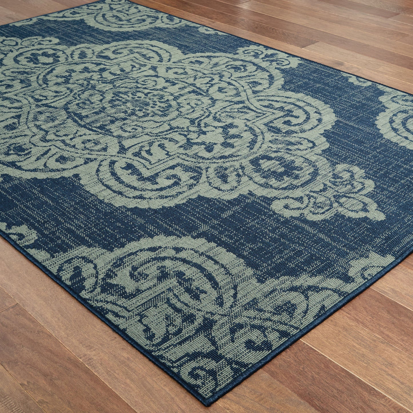 MARINA 5929B Navy Rug - ORIENTAL WEAVERS
