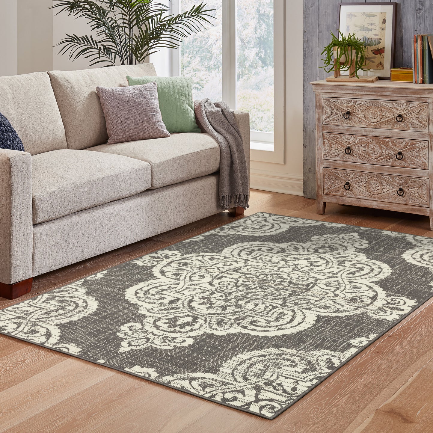 MARINA 5929E Grey Rug - ORIENTAL WEAVERS