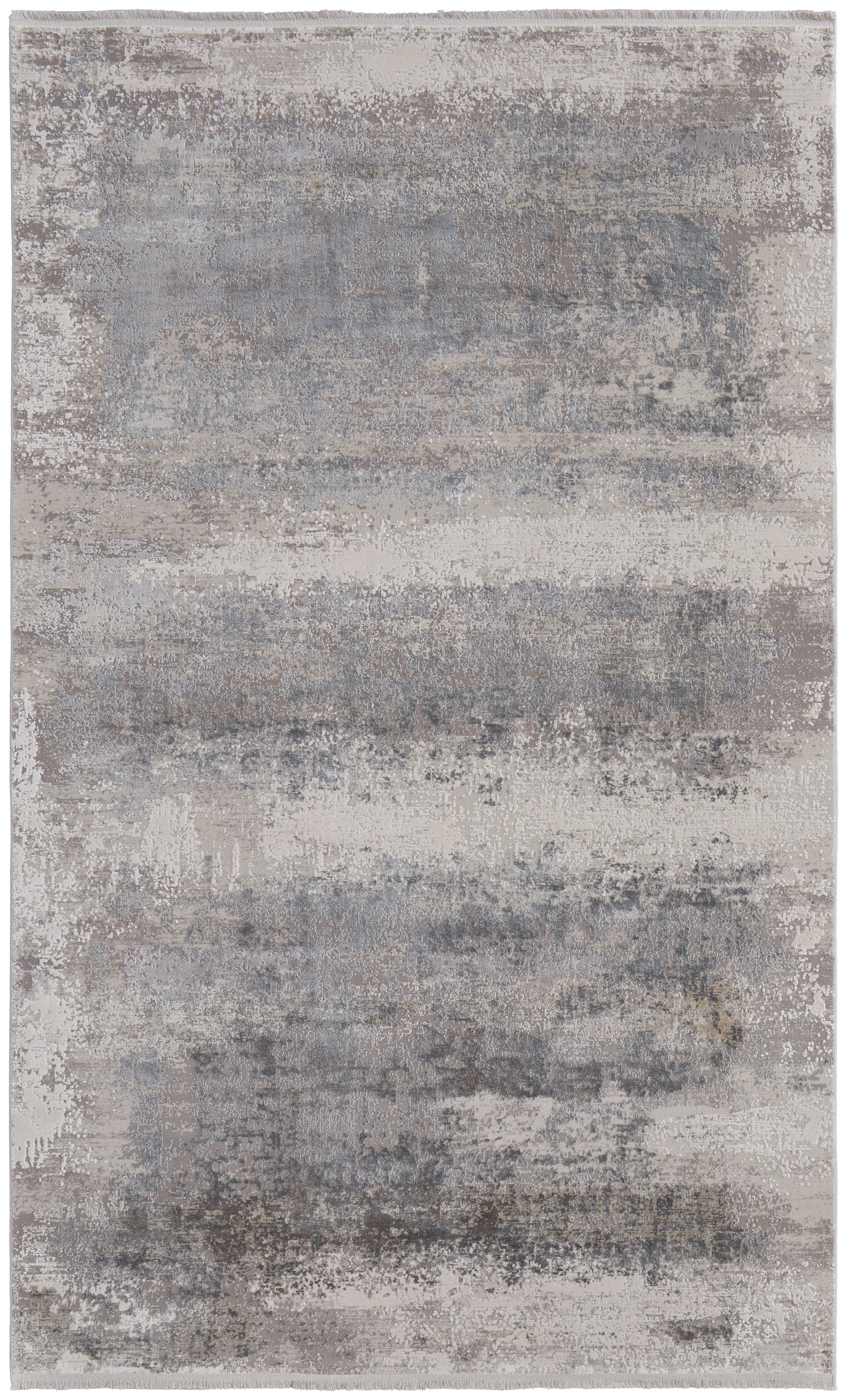 Cadiz Modern/Industrial/Luxury & Glam Taupe/Gray/Silver Accent Rug