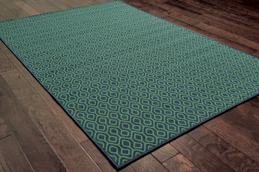 MERIDIAN 1634Q Navy Rug - ORIENTAL WEAVERS