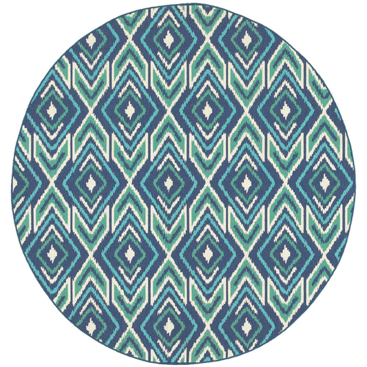 MERIDIAN 2209B Navy Rug - ORIENTAL WEAVERS