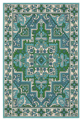 MERIDIAN 2808G Blue Rug - ORIENTAL WEAVERS