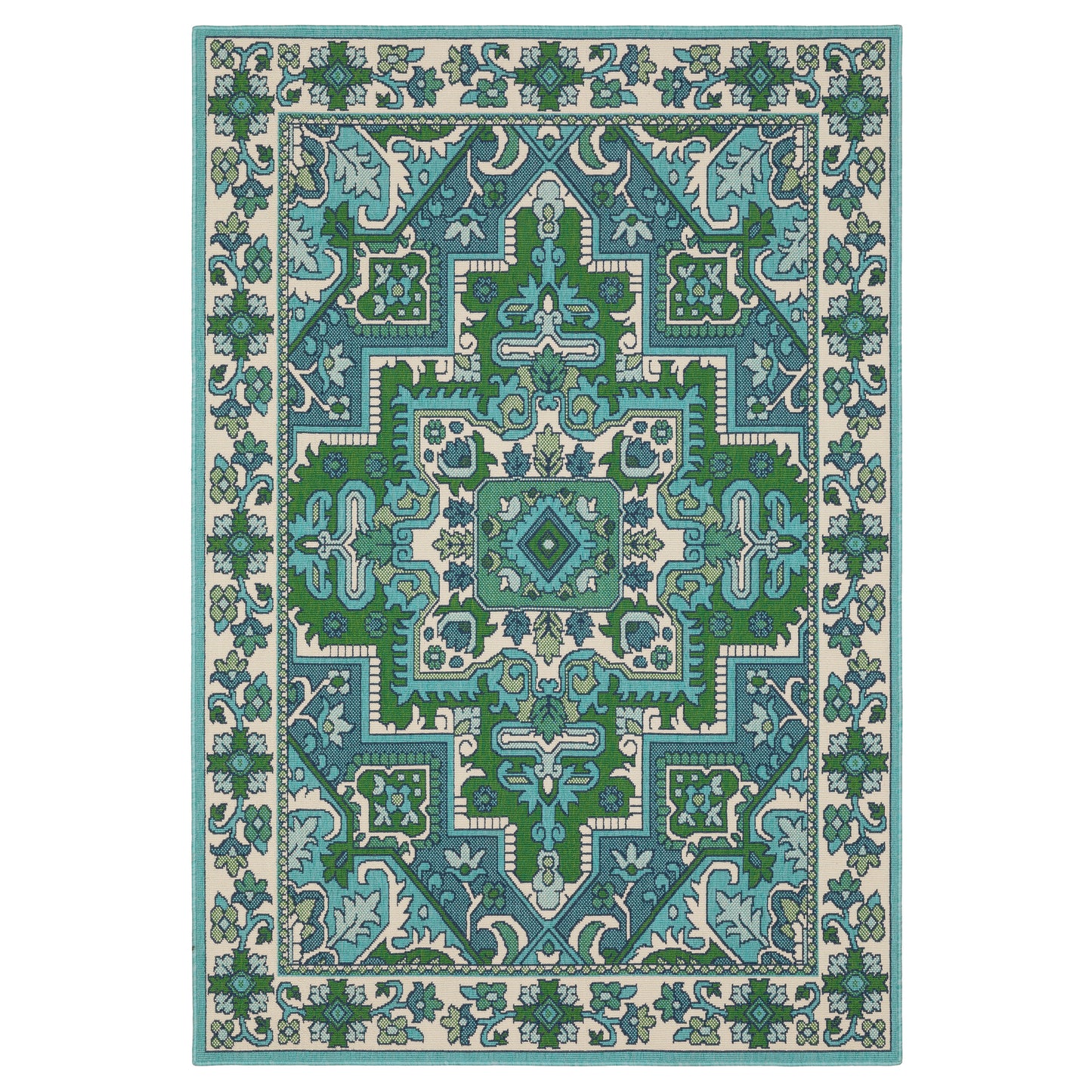 MERIDIAN 2808G Blue Rug - ORIENTAL WEAVERS
