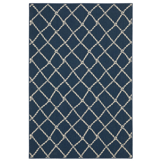 MERIDIAN 4295B Blue Rug - ORIENTAL WEAVERS