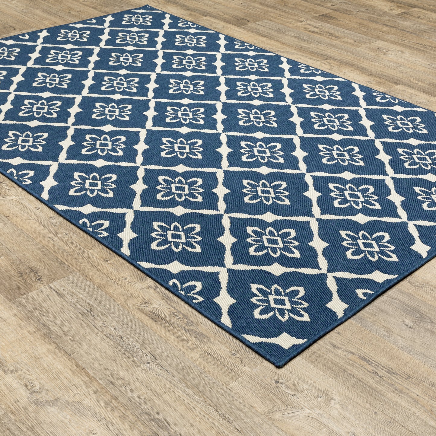 MERIDIAN 5703B Navy Rug - ORIENTAL WEAVERS