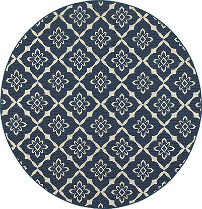 MERIDIAN 5703B Navy Rug - ORIENTAL WEAVERS