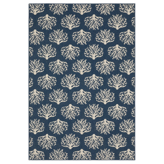 MERIDIAN 7420A Blue Rug - ORIENTAL WEAVERS