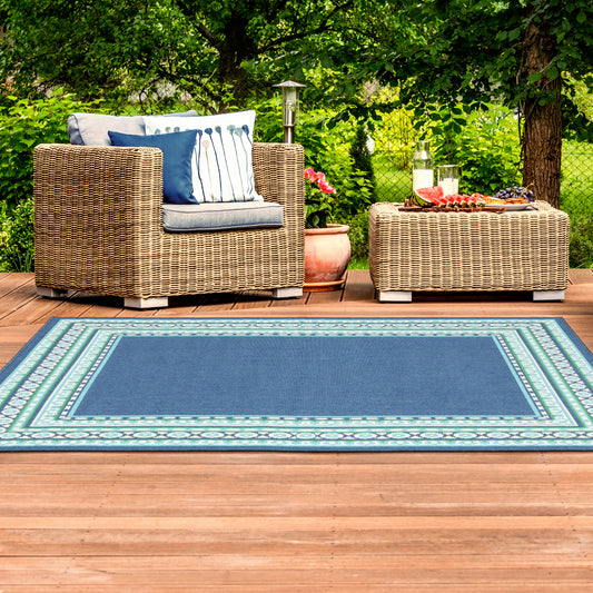 MERIDIAN 9650B Navy Rug - ORIENTAL WEAVERS