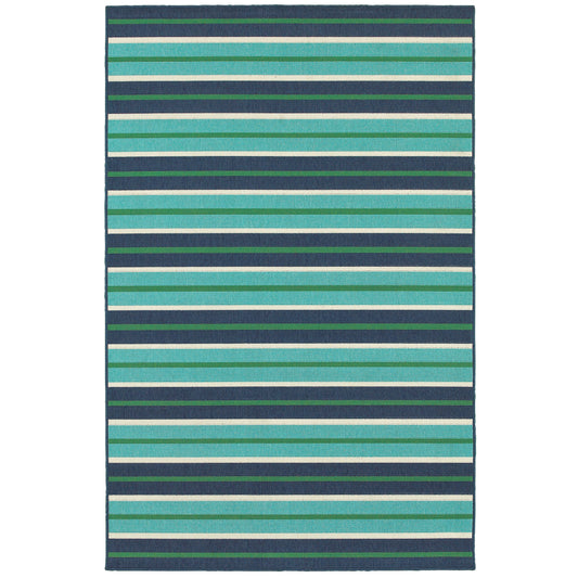 MERIDIAN 9652F Blue Rug - ORIENTAL WEAVERS