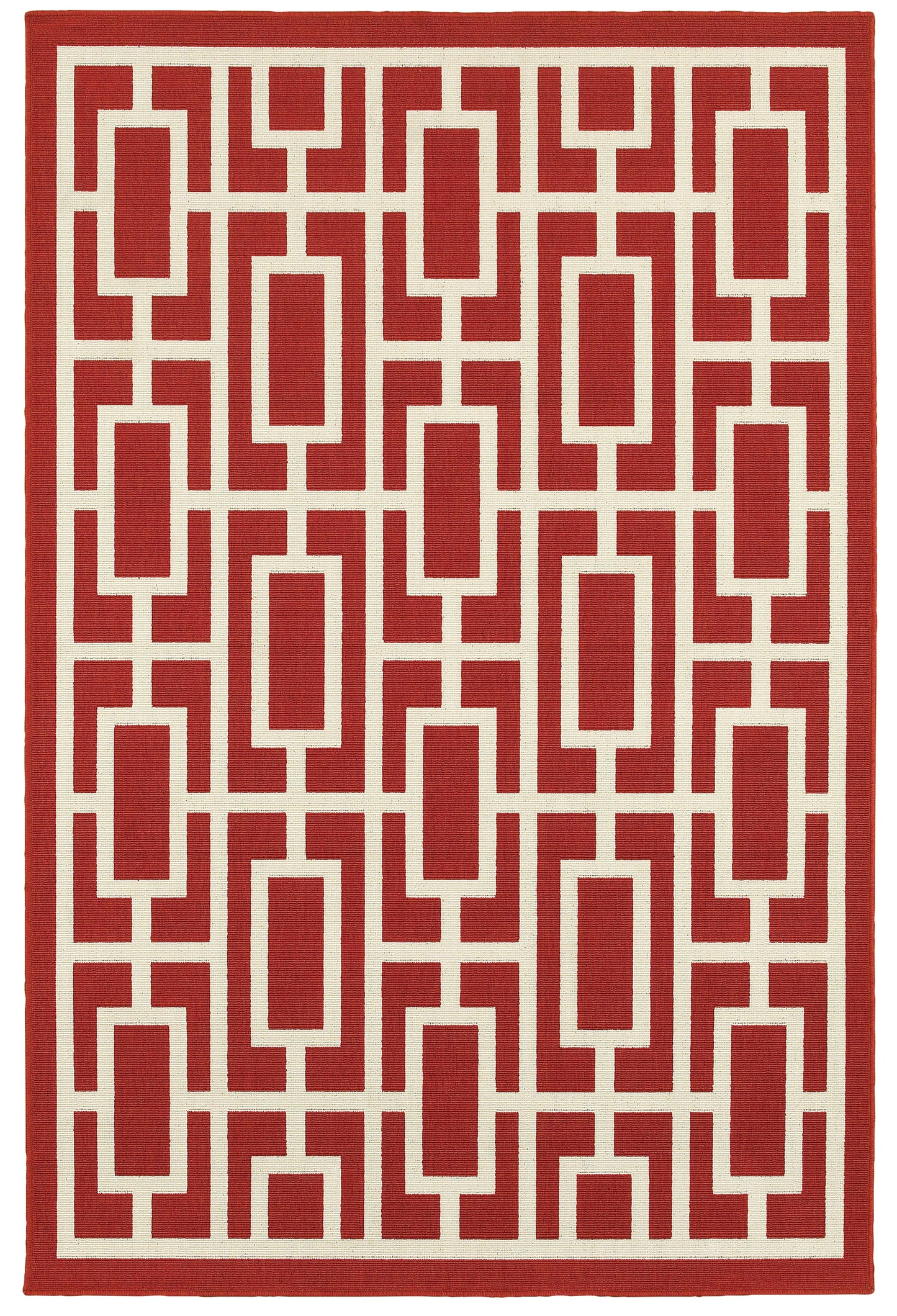 MERIDIAN 9754R Red Rug - ORIENTAL WEAVERS