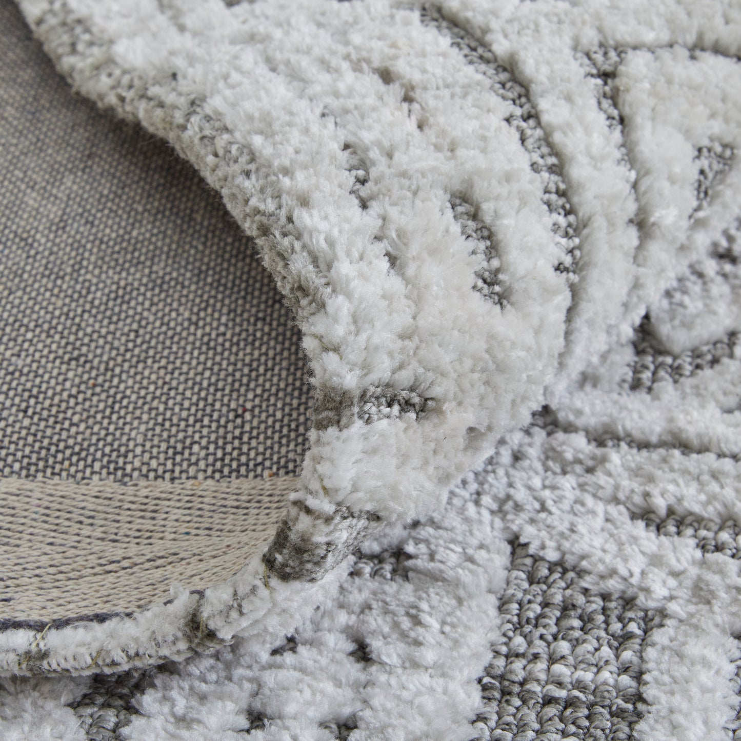 Colton Modern/Casual/Casual Abstract/Geometric Gray/Silver - Feizy Rug
