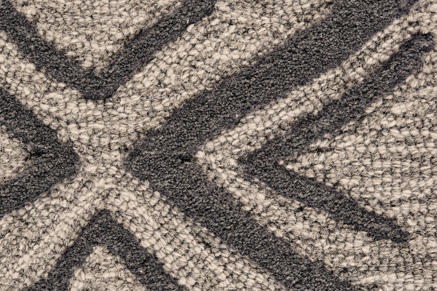 Enzo Transitional/Global/Bohemian & Eclectic Geometric/Moroccan Black/Gray/Taupe - Feizy Rug