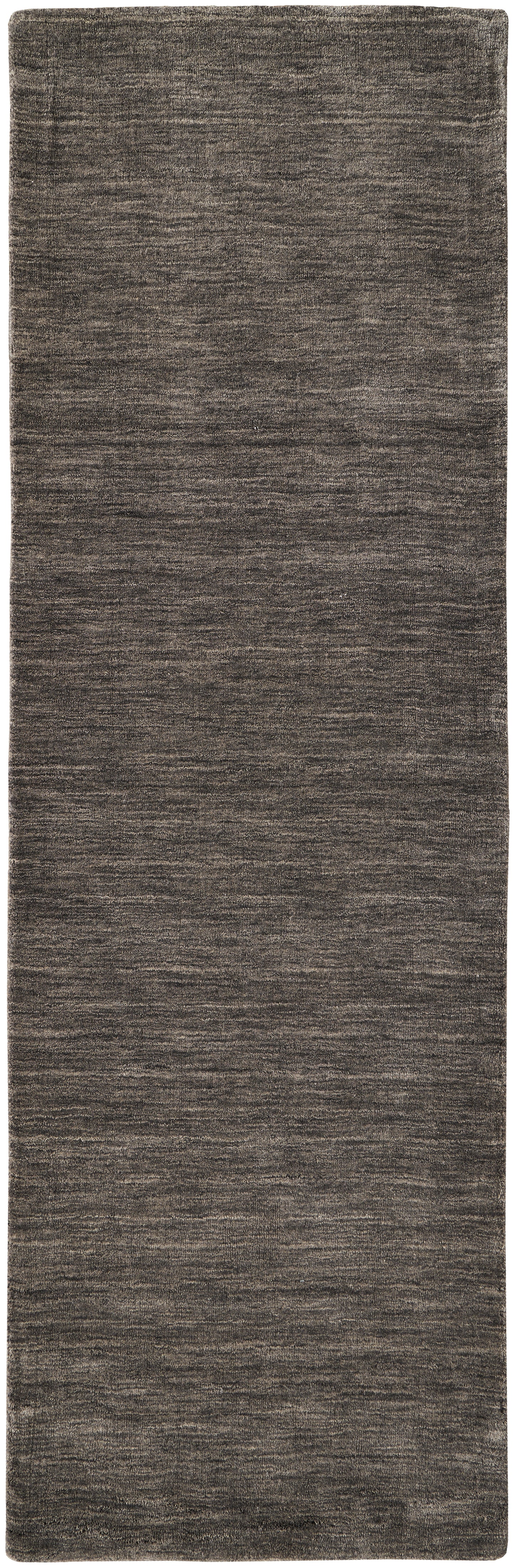 Luna Modern/Casual Solid Brown/Taupe - Feizy Rug
