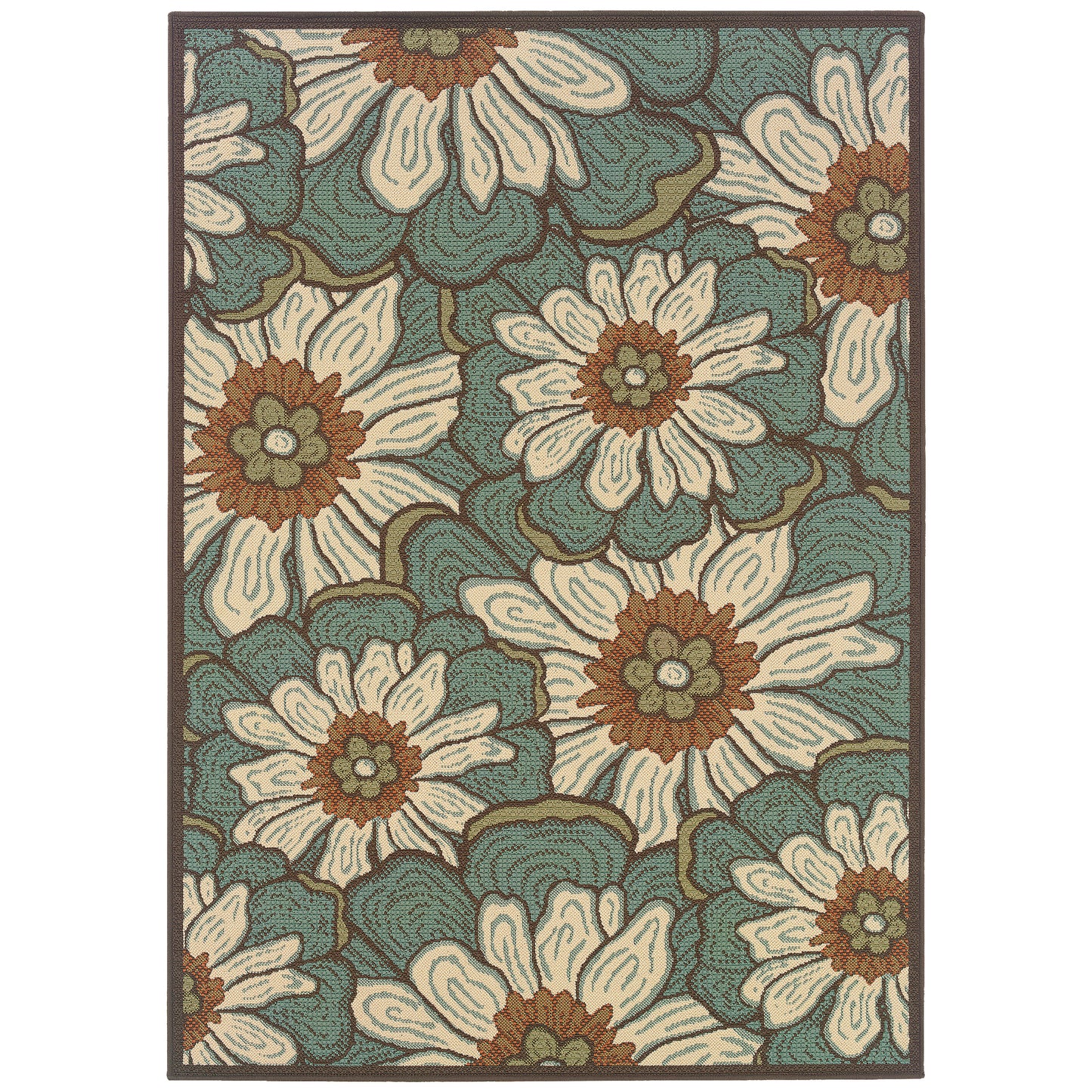 MONTEGO 3444M Blue Rug - ORIENTAL WEAVERS