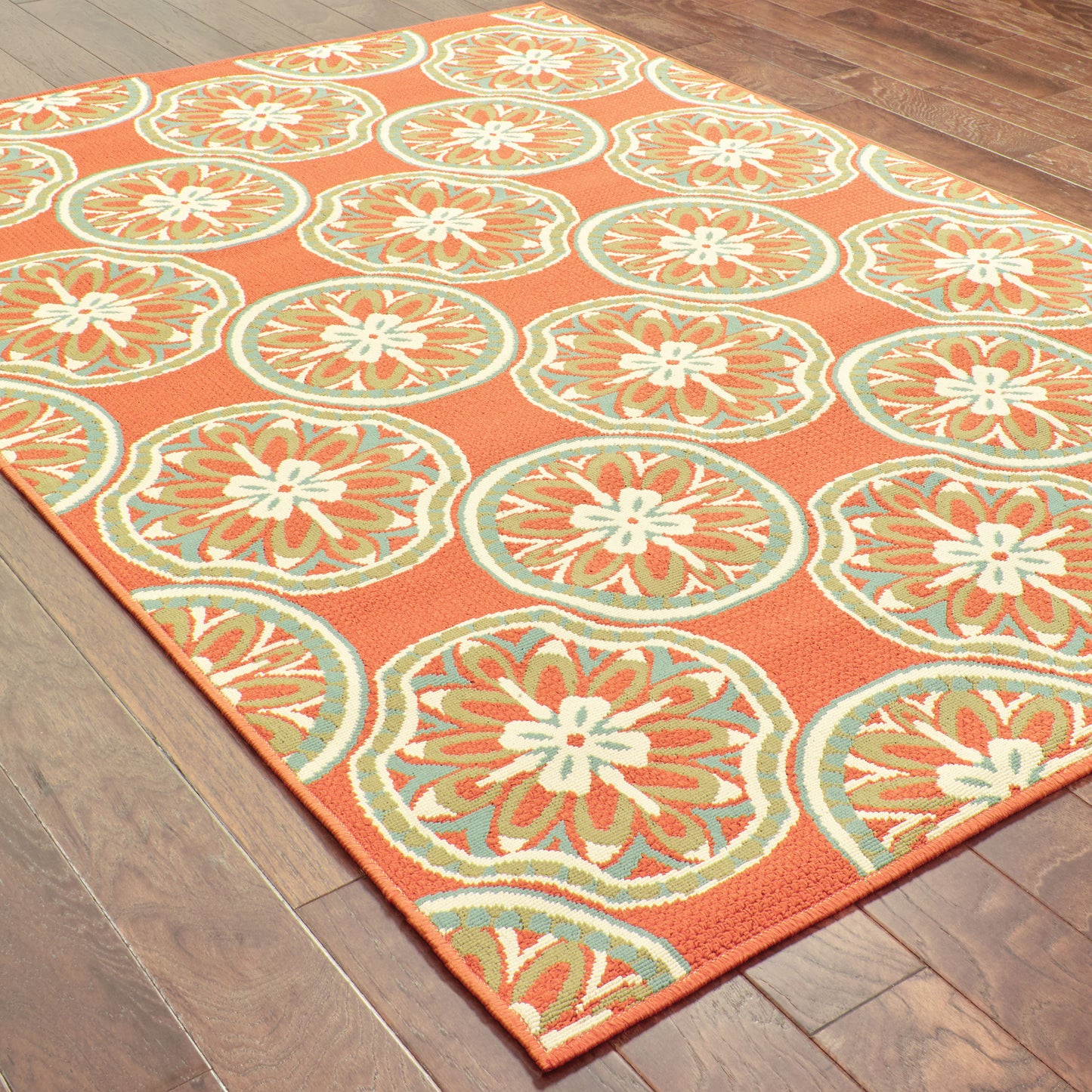 MONTEGO 8323D Rust Rug - ORIENTAL WEAVERS
