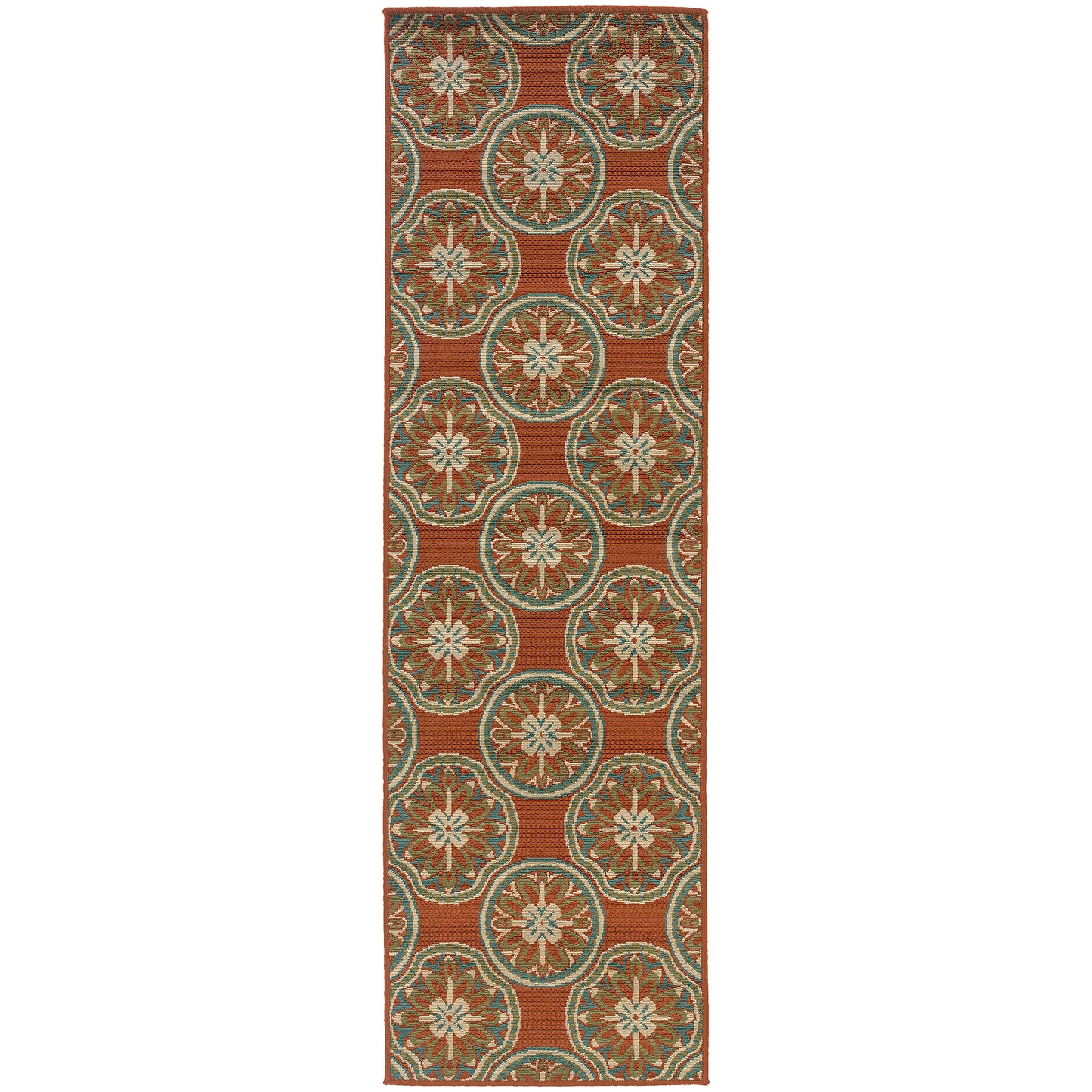 MONTEGO 8323D Rust Rug - ORIENTAL WEAVERS