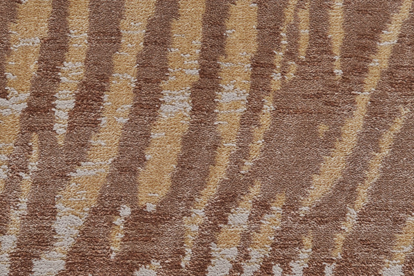 Cannes Transitional/Cabin & Lodge Animal Print/Gradient & Ombre Brown/Tan - Feizy Rug