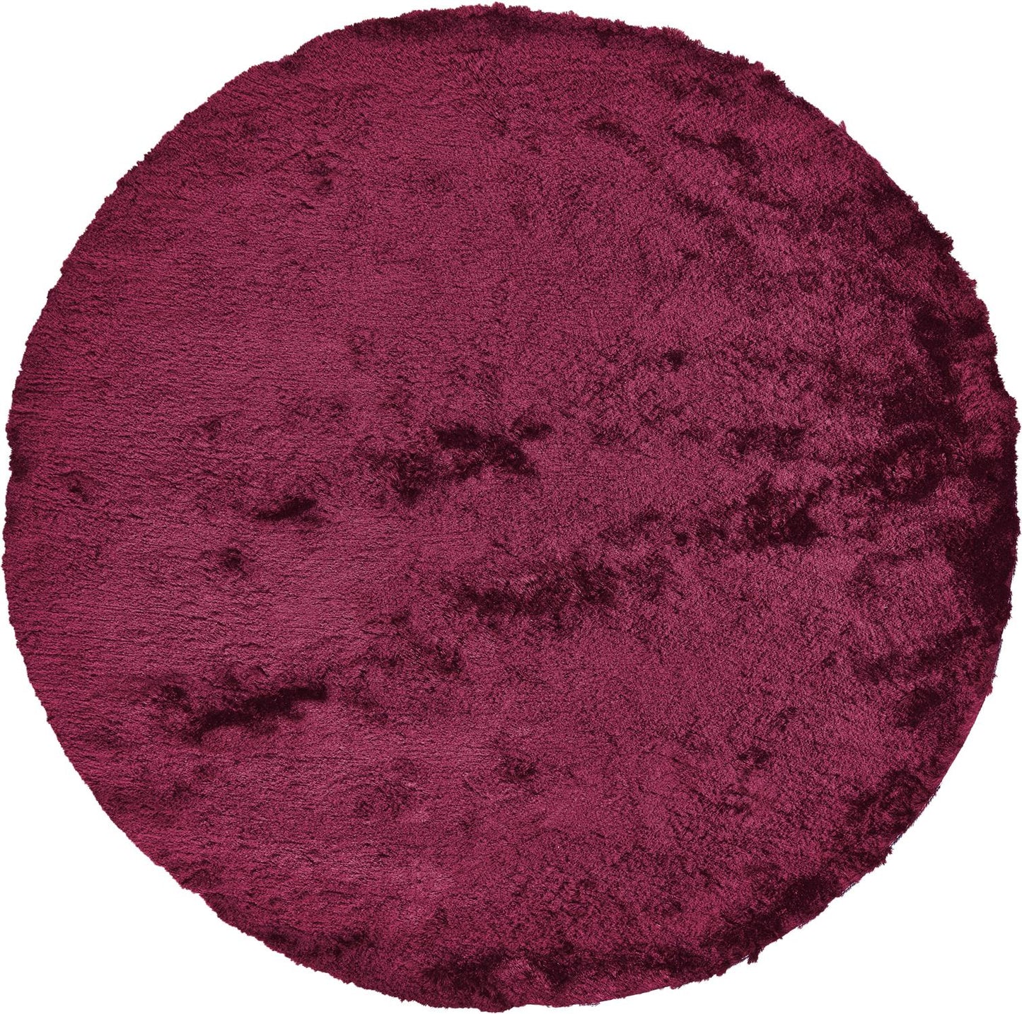 Indochine Modern/Luxury & Glam/Casual Red/Purple Round Rug