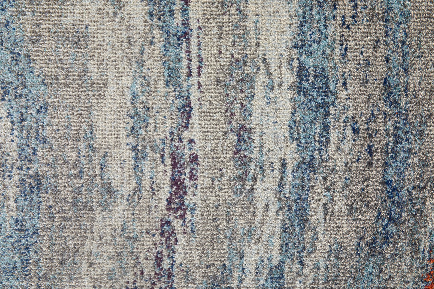 Edgemont Modern/Casual Abstract Blue/Gray/Orange - Feizy Rug
