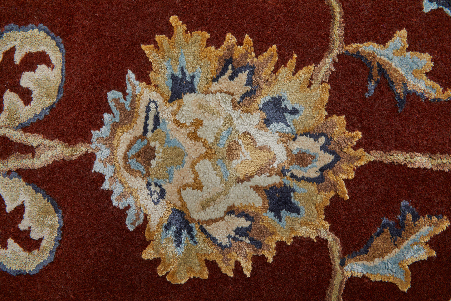 Prescott Traditional/Classic/Bohemian & Eclectic Oriental/Bordered Red/Tan/Ivory - Feizy Rug