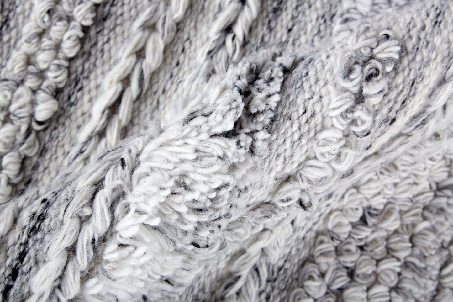 Alden Transitional/Casual/Scandinavian Stripes/Solid Gray/Silver/Ivory - Feizy Rug