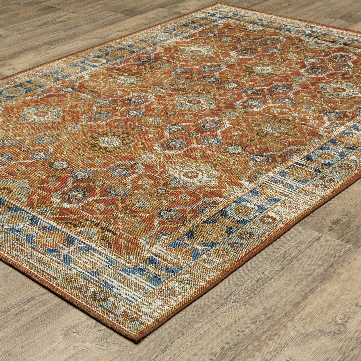 NAPLES 1204X Rust Rug - ORIENTAL WEAVERS