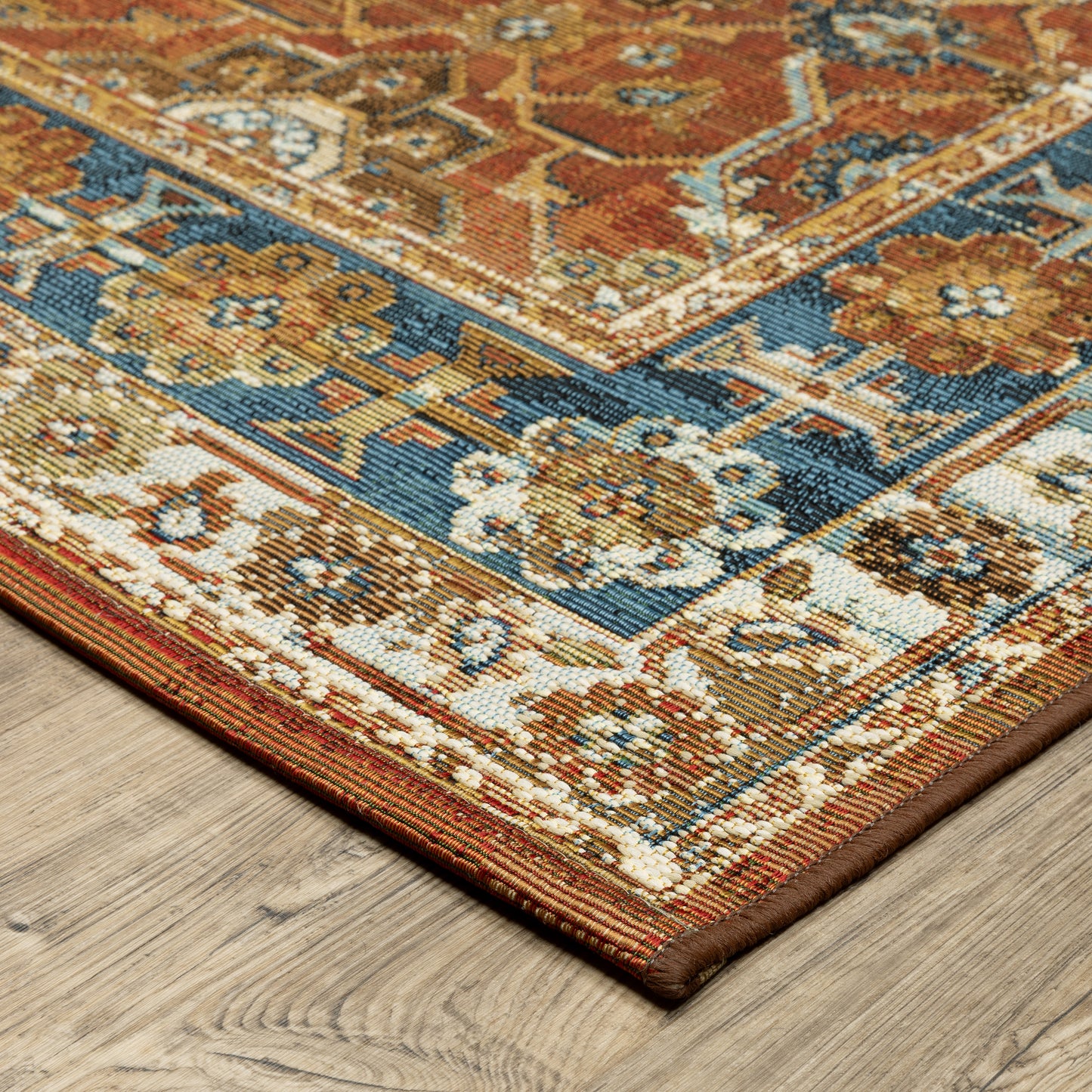 NAPLES 1204X Rust Rug - ORIENTAL WEAVERS