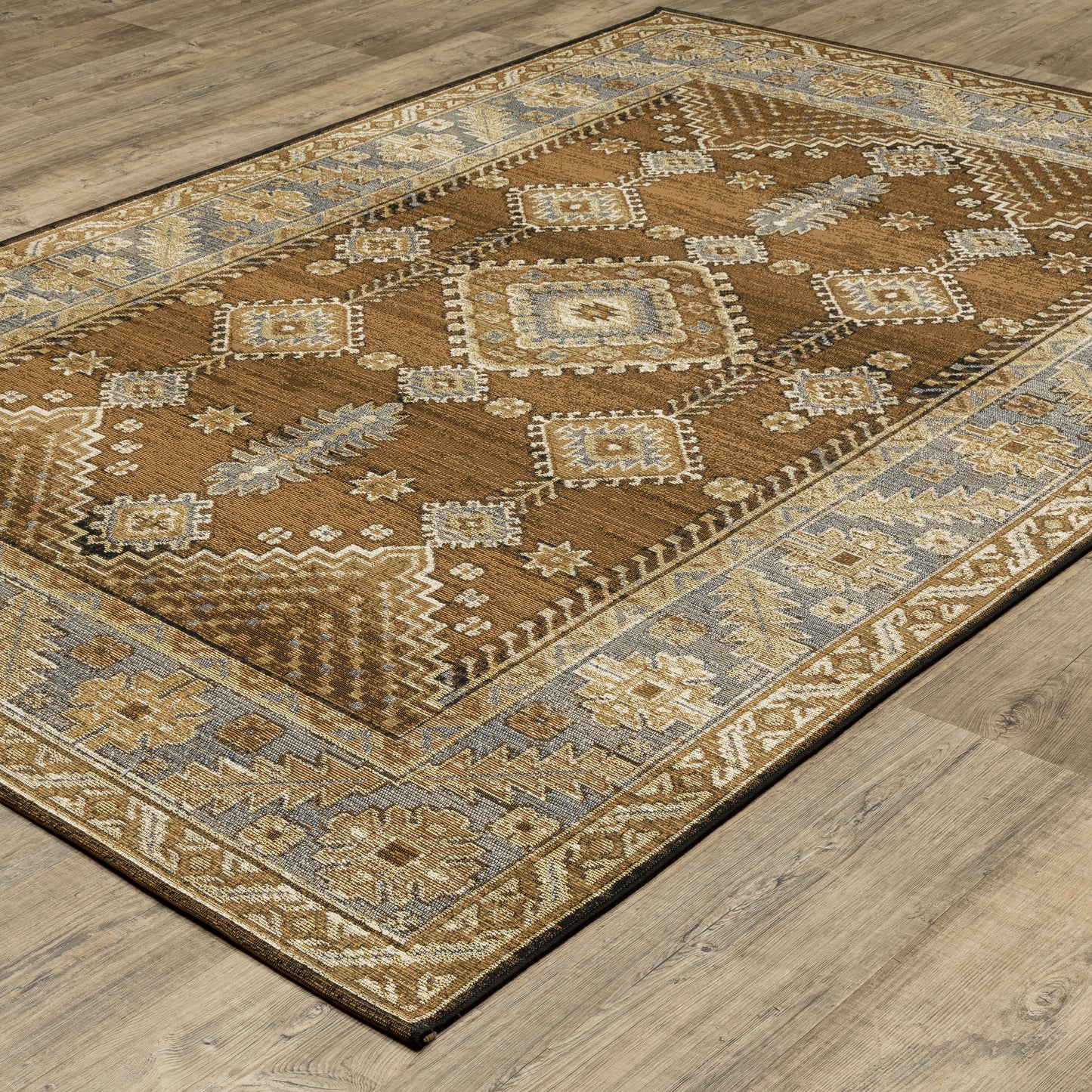 NAPLES 1441X Brown Rug - ORIENTAL WEAVERS