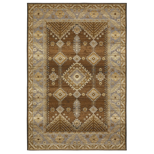 NAPLES 1441X Brown Rug - ORIENTAL WEAVERS