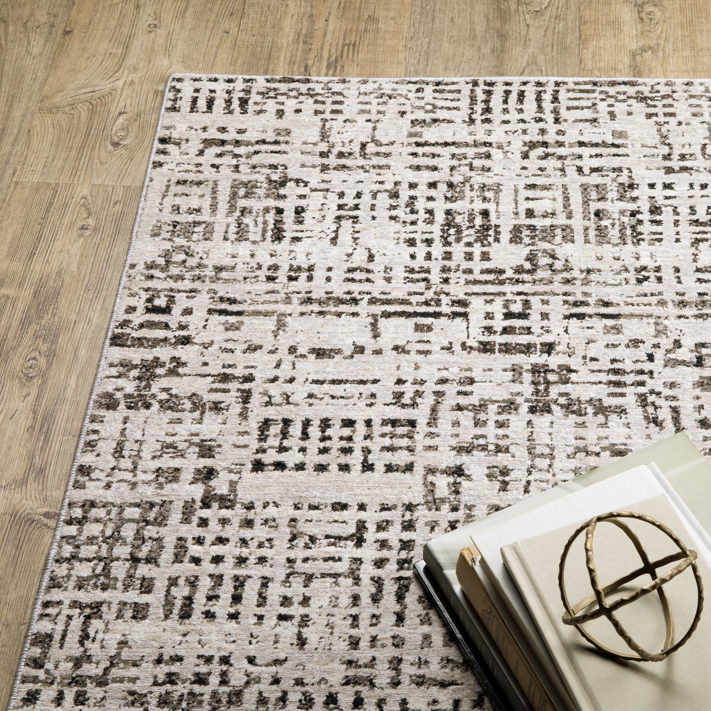 NEBULOUS 2060W Ivory Rug - ORIENTAL WEAVERS