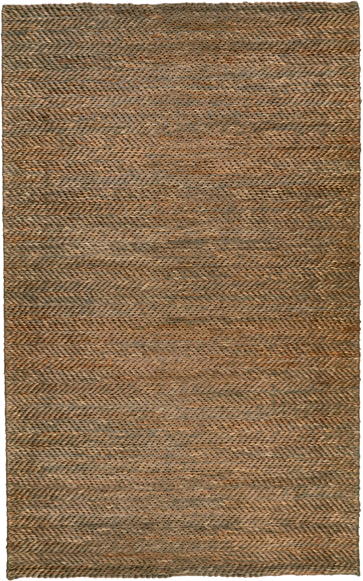 Kaelani Transitional/Casual Geometric/Solid Brown/Gray - Feizy Rug