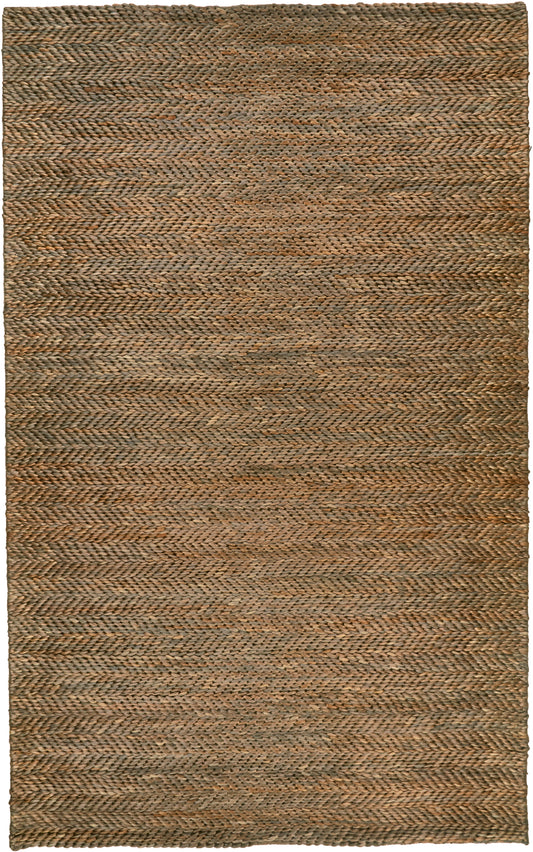 Kaelani Transitional/Casual Geometric/Solid Brown/Gray - Feizy Rug