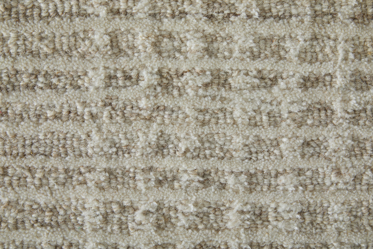 Winston Modern Plaid/Stripes Ivory - Feizy Rug