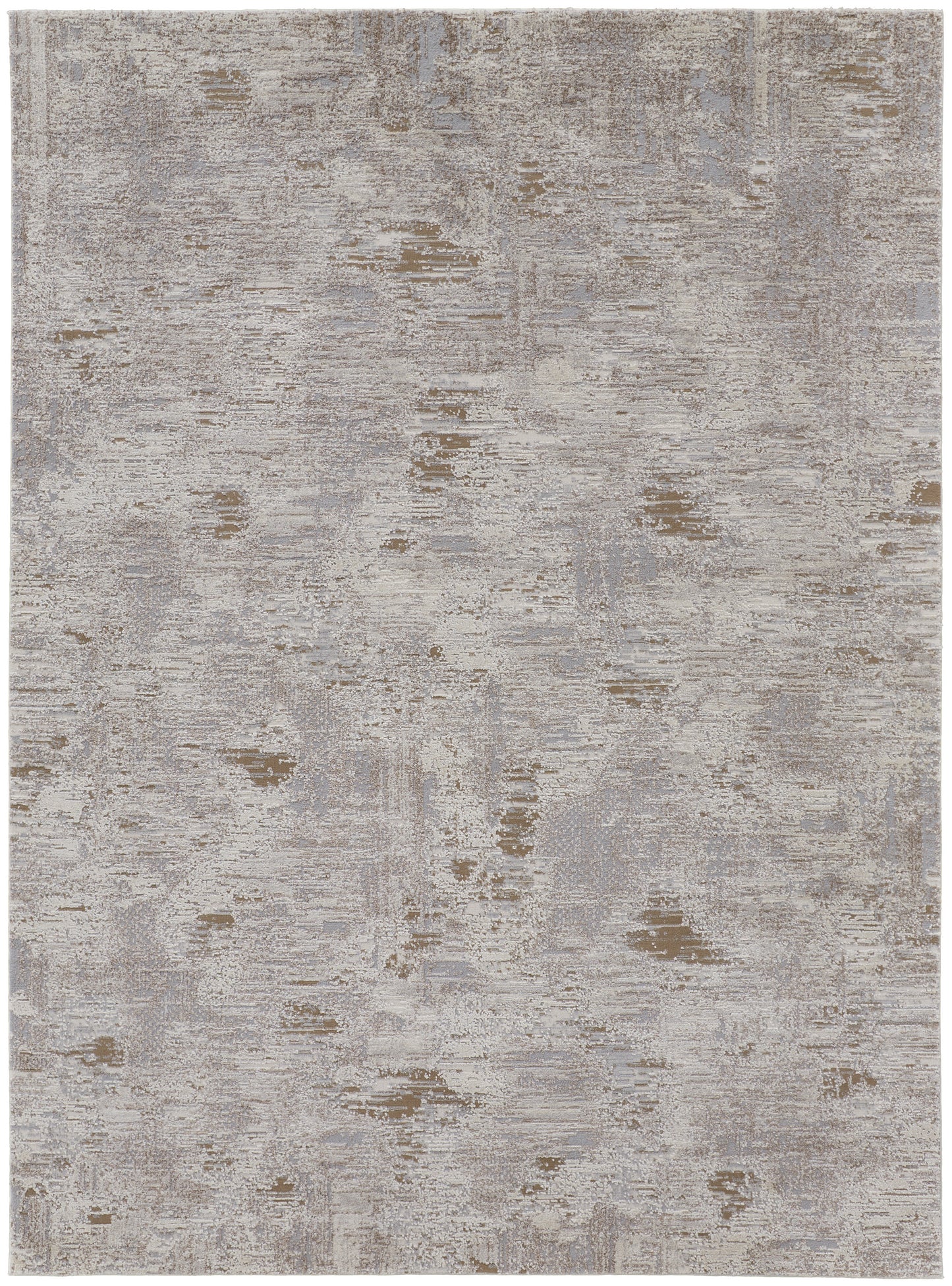 Vancouver Modern/Industrial Ivory/Gray/Tan Area Rug
