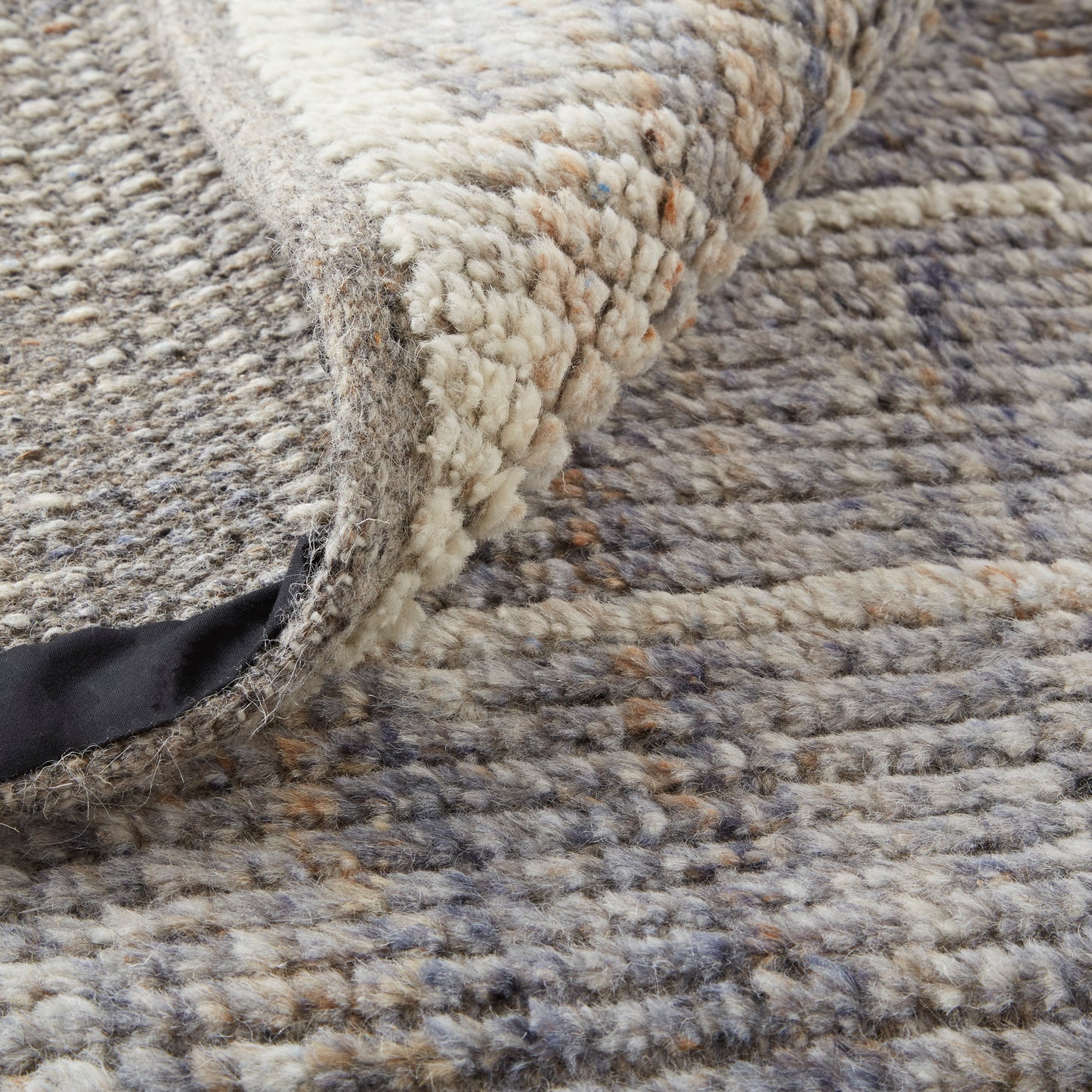 Alford Modern/Industrial/Bohemian & Eclectic Abstract/Stripes/Distressed Gray/Ivory/Taupe - Feizy Rug