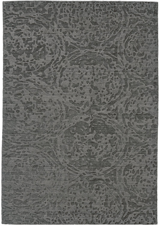 Leilani Modern/Industrial/Luxury & Glam Abstract/Solid Gray - Feizy Rug