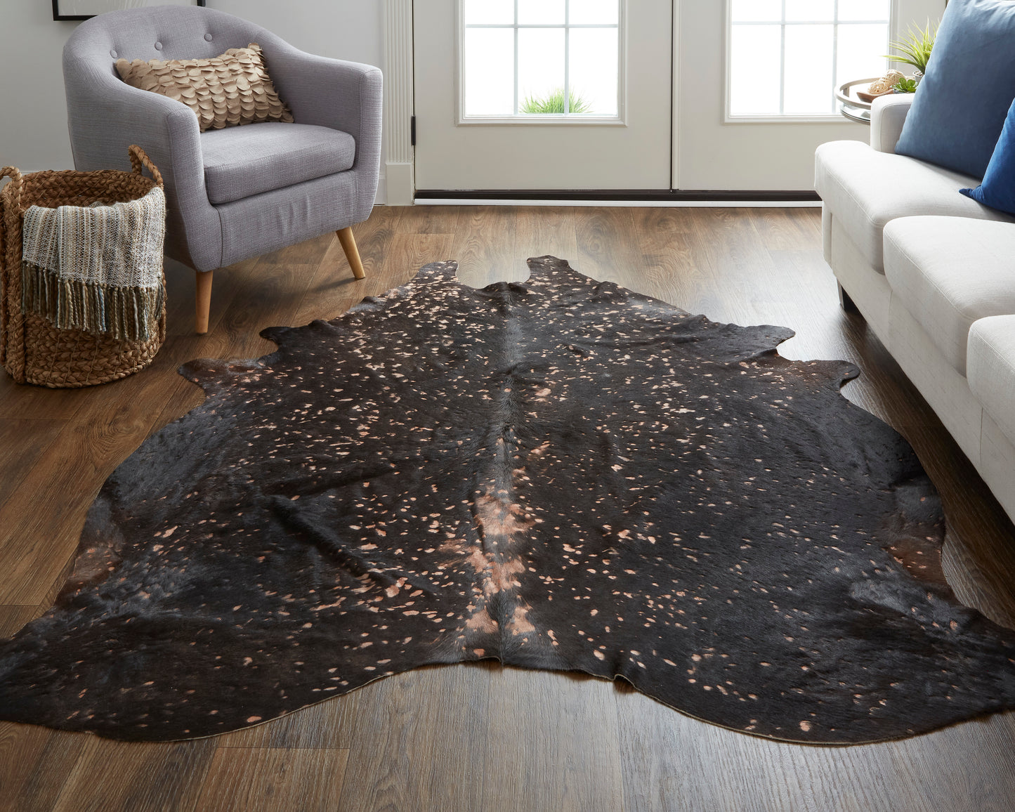Ellyse Transitional/Cabin & Lodge Animal Print Brown - Feizy Rug