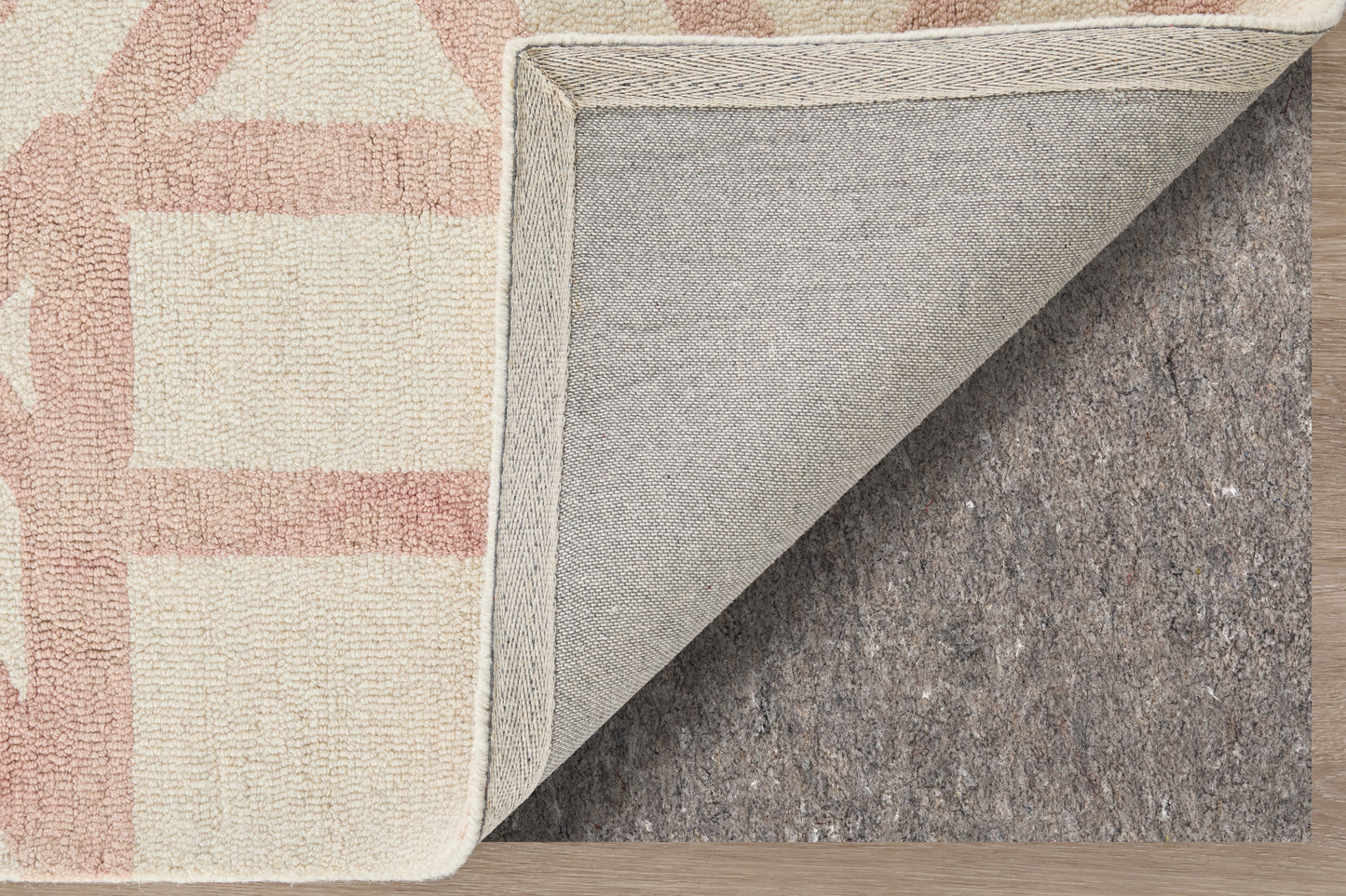 Lorrain Modern/Mid-Century Modern/Luxury & Glam Ivory/Pink/Tan Area Rug