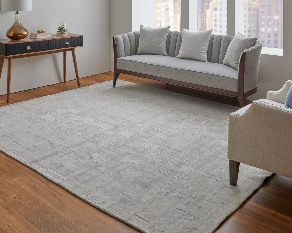 Eastfield Modern/Casual Abstract/Distressed Ivory 69AC - Feizy Rug