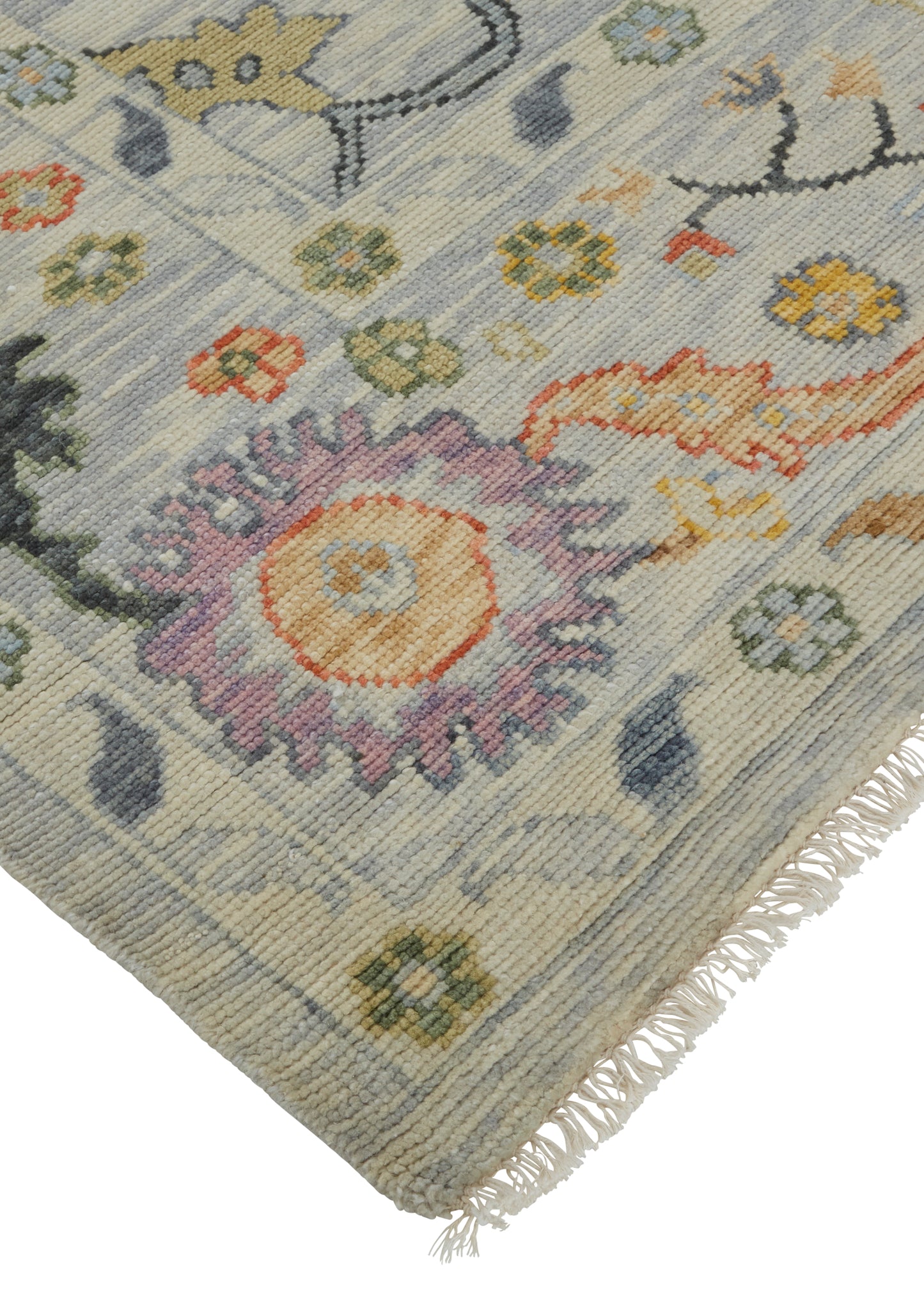 Karina Traditional/Persian/Craftsman Gray/Yellow/Red Area Rug