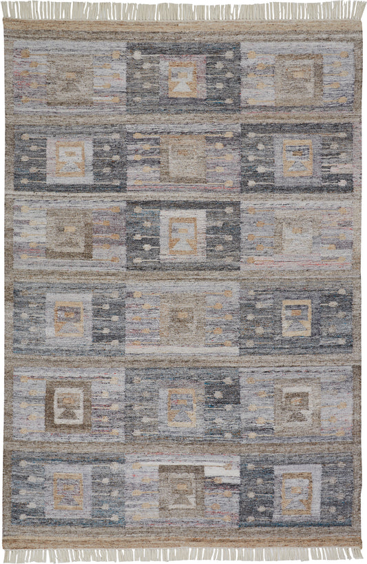 Beckett Transitional/Moroccan/Global Gray/Taupe/Tan Area Rug
