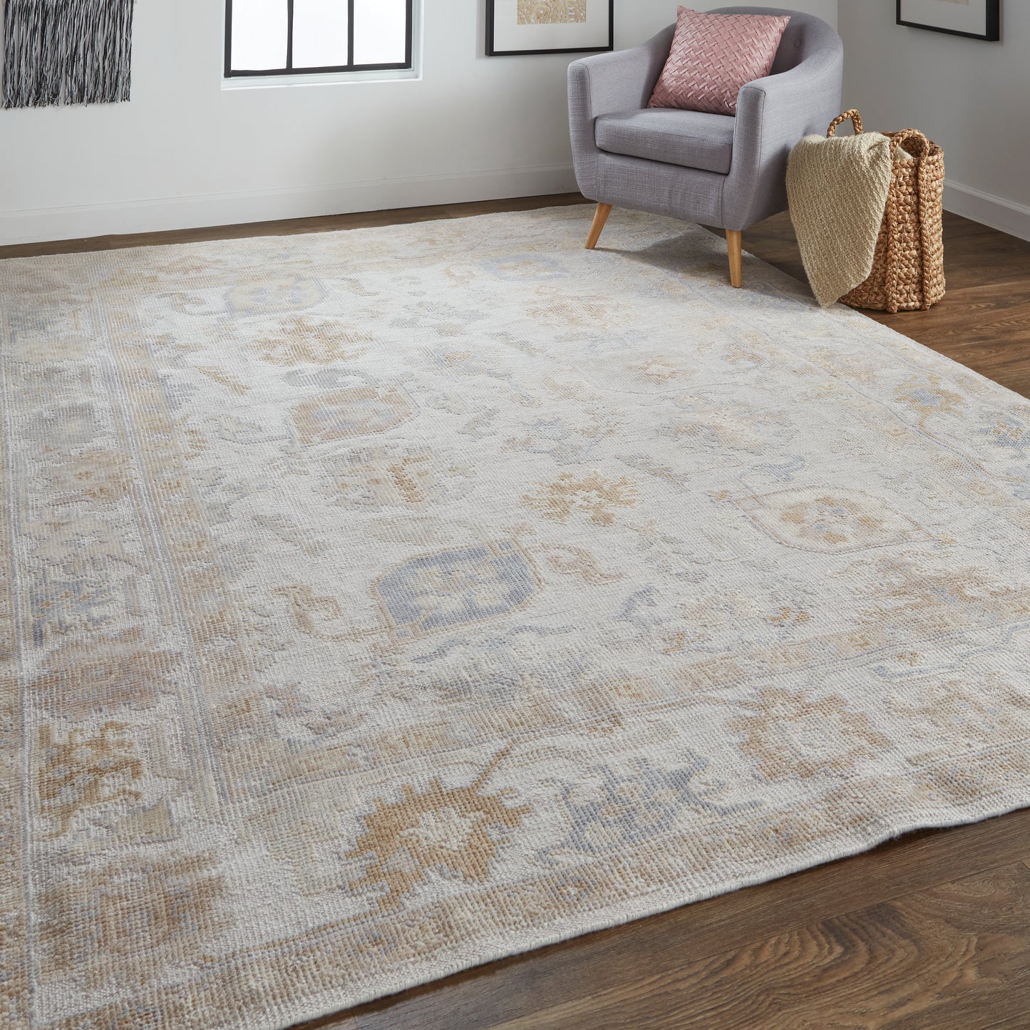 Wendover Transitional/Vintage/Bohemian & Eclectic Ivory/Tan Accent Rug  Feizy Rugs Small Parcel,Feizy Rugs,Wendover,Ivory/Tan,2' x 3',Accent Rug,PET,Transitional/Vintage/Bohemian & Eclectic,India
